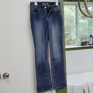 Wrangler Women's Classic Blue Straight Leg Jeans